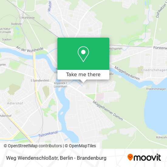Weg Wendenschloßstr map