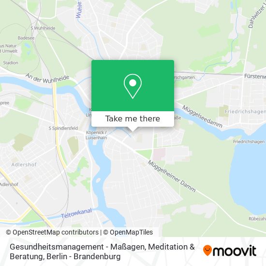 Gesundheitsmanagement - Maßagen, Meditation & Beratung map