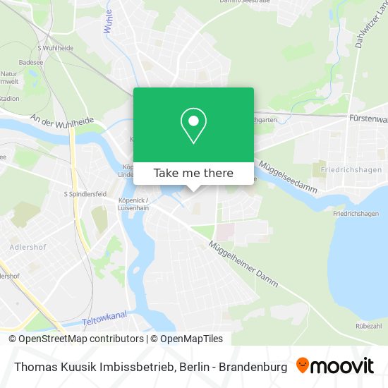 Thomas Kuusik Imbissbetrieb map