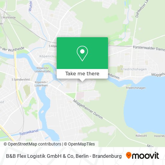 B&B Flex Logistik GmbH & Co map