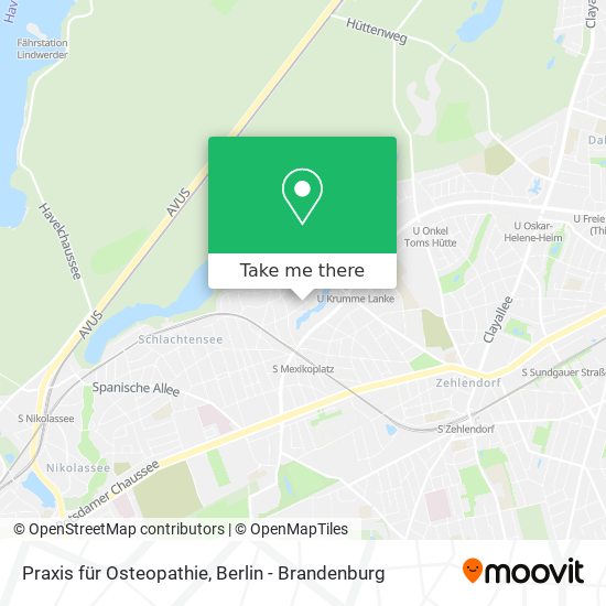 Praxis für Osteopathie map