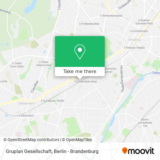 Gruplan Gesellschaft map