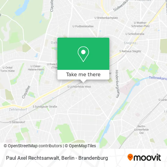 Paul Axel Rechtsanwalt map