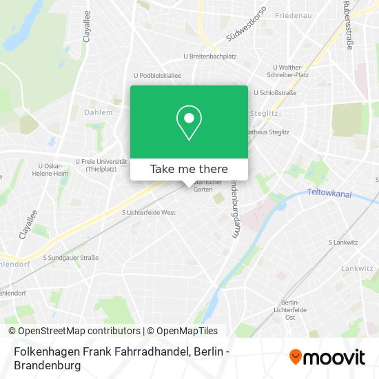 Карта Folkenhagen Frank Fahrradhandel