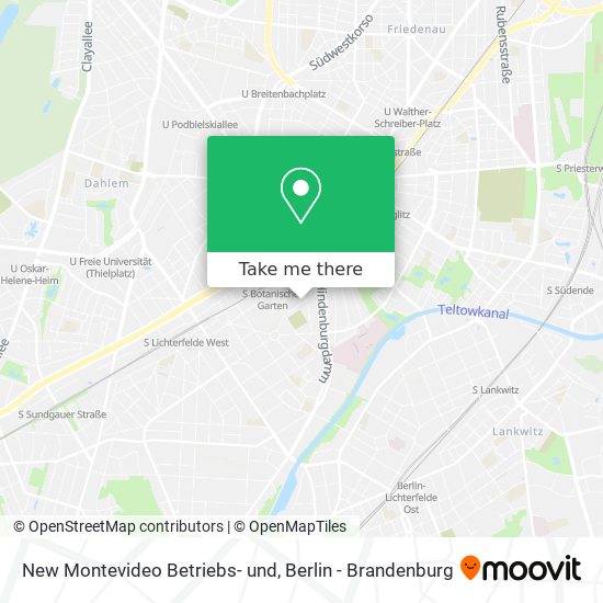 New Montevideo Betriebs- und map