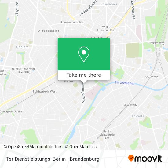 Tsr Dienstleistungs map