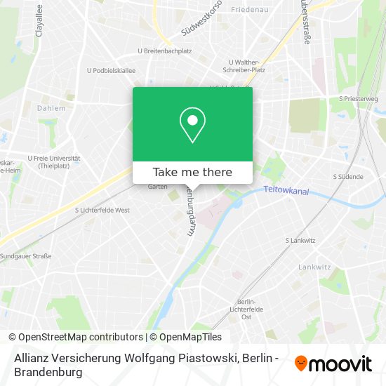 Allianz Versicherung Wolfgang Piastowski map