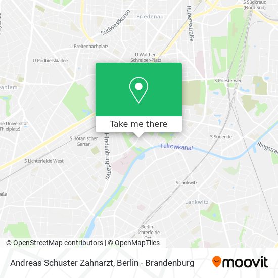 Карта Andreas Schuster Zahnarzt