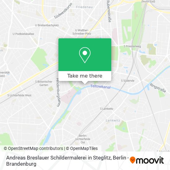 Карта Andreas Breslauer Schildermalerei in Steglitz