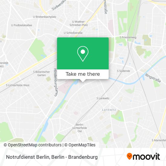 Карта Notrufdienst Berlin