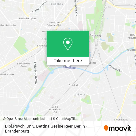 Карта Dipl.Psych. Univ. Bettina Gesine Reer