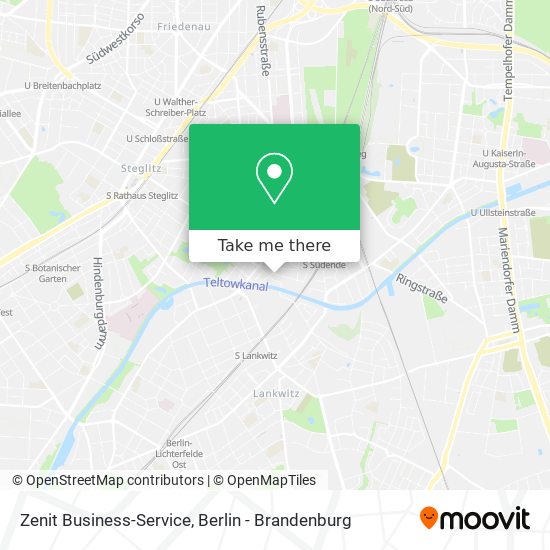 Zenit Business-Service map