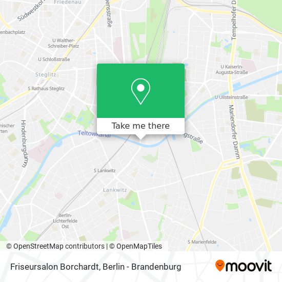 Friseursalon Borchardt map