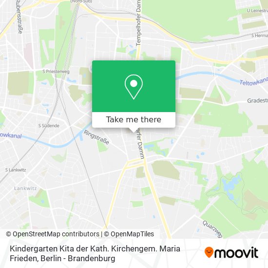 Kindergarten Kita der Kath. Kirchengem. Maria Frieden map