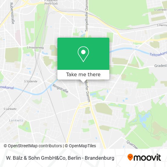 Карта W. Bälz & Sohn GmbH&Co