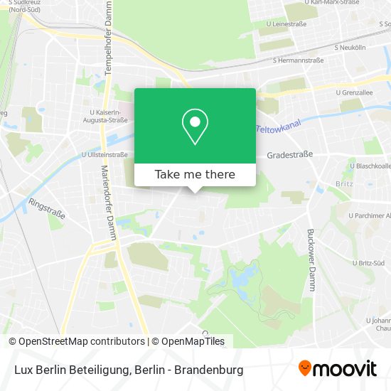 Карта Lux Berlin Beteiligung