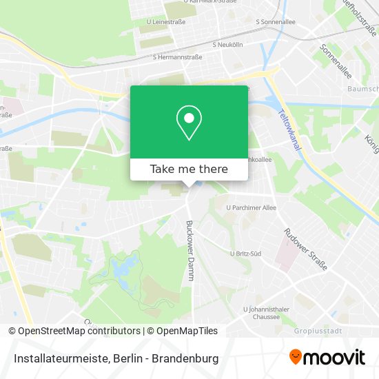 Installateurmeiste map