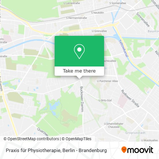 Praxis für Physiotherapie map