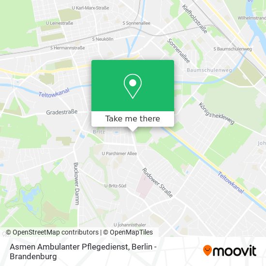 Asmen Ambulanter Pflegedienst map