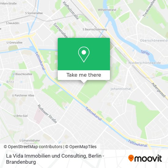 La Vida Immobilien und Consulting map