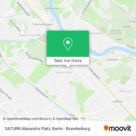 SATURN Alexandra Platz map