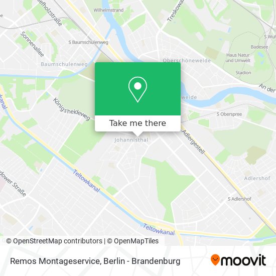 Карта Remos Montageservice