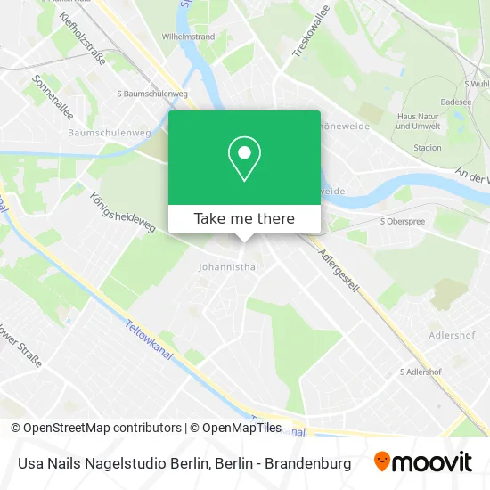 Карта Usa Nails Nagelstudio Berlin