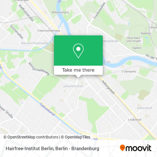 Карта Hairfree-Institut Berlin