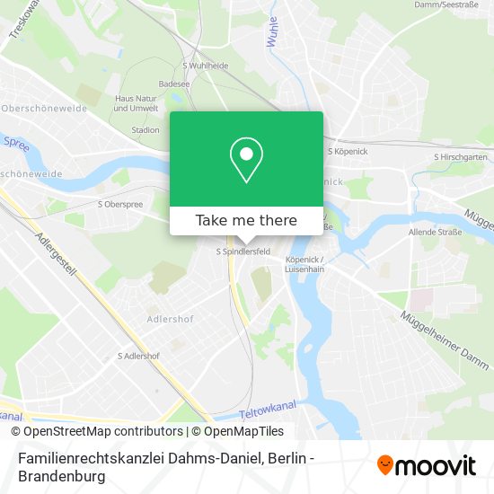 Карта Familienrechtskanzlei Dahms-Daniel