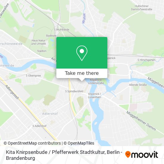 Карта Kita Knirpsenbude / Pfefferwerk Stadtkultur