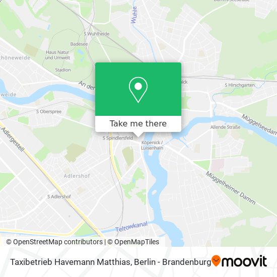 Карта Taxibetrieb Havemann Matthias