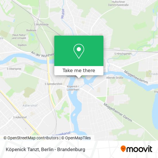 Карта Köpenick Tanzt