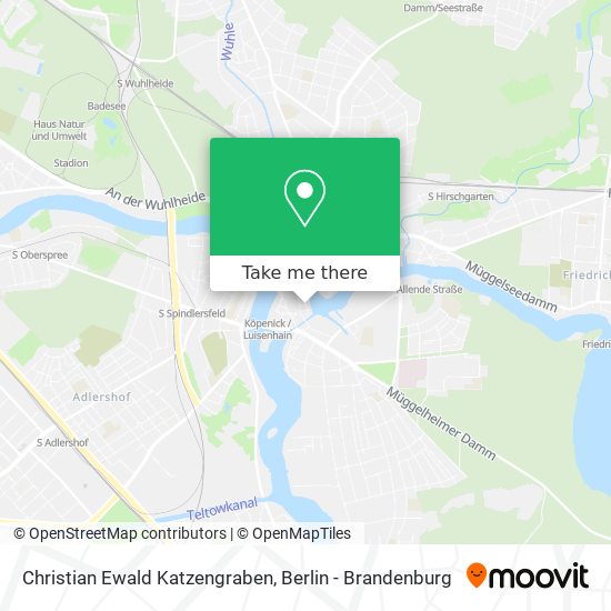 Christian Ewald Katzengraben map