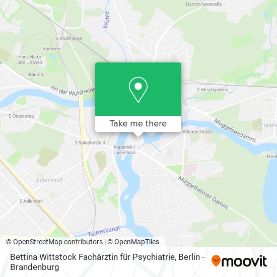 Bettina Wittstock Fachärztin für Psychiatrie map