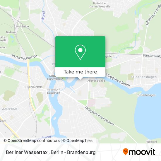 Карта Berliner Wassertaxi