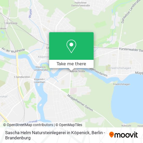 Sascha Helm Natursteinlegerei in Köpenick map