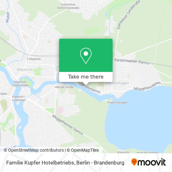 Familie Kupfer Hotelbetriebs map