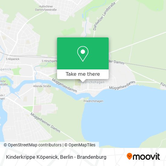 Карта Kinderkrippe Köpenick