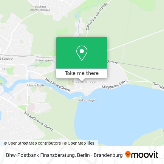 Bhw-Postbank Finanzberatung map