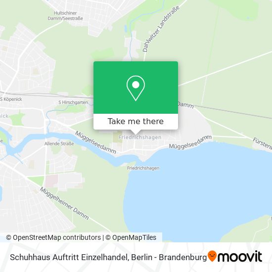 Schuhhaus Auftritt Einzelhandel map