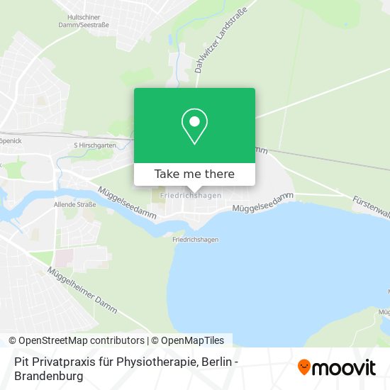 Карта Pit Privatpraxis für Physiotherapie