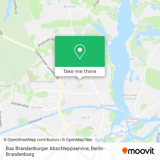 Карта Bas Brandenburger Abschleppservice