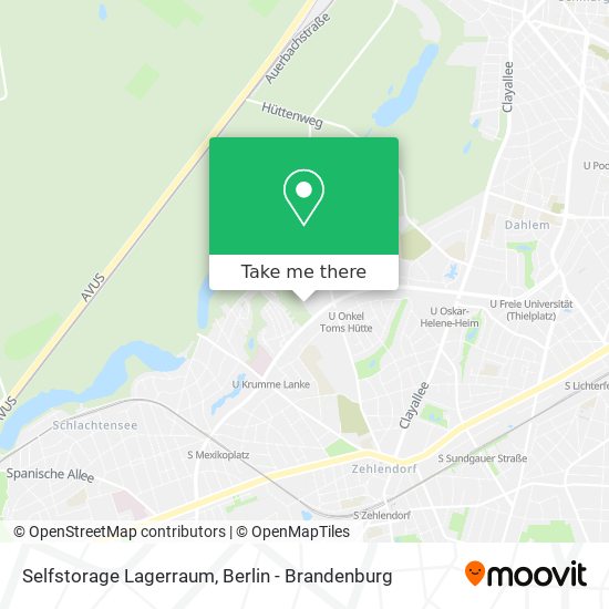 Selfstorage Lagerraum map