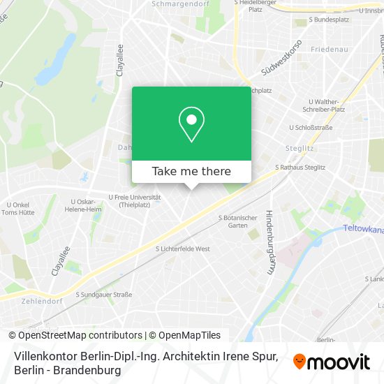 Villenkontor Berlin-Dipl.-Ing. Architektin Irene Spur map