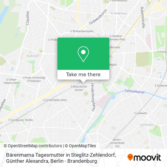 Bärenmama Tagesmutter in Steglitz-Zehlendorf, Günther Alexandra map