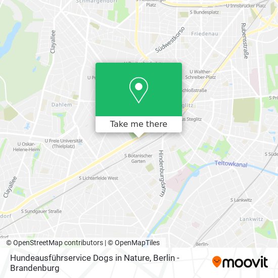 Hundeausführservice Dogs in Nature map