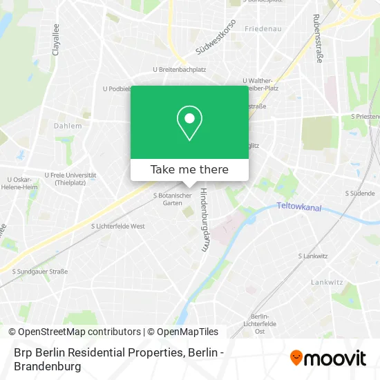 Карта Brp Berlin Residential Properties