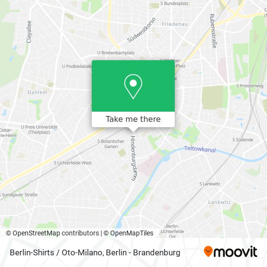 Berlin-Shirts / Oto-Milano map