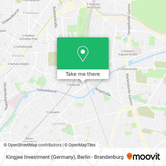 Карта Kingjee Investment (Germany)