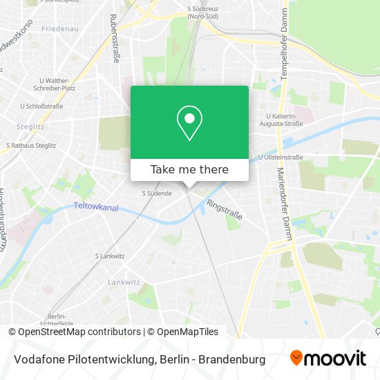 Vodafone Pilotentwicklung map